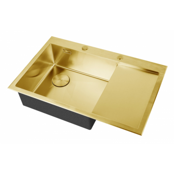 Мойка для кухни ZorG LUX 7851-L GOLD золото