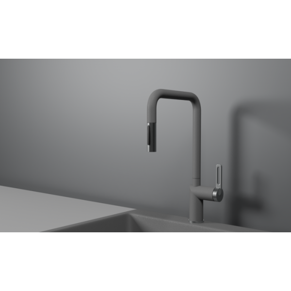 Смеситель для кухни Granula 8173 алюминиум