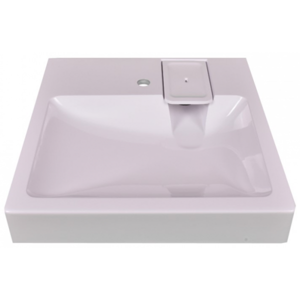 Раковина над стиральной машиной Stella Polar Солярис 60х60 SP-00000643 с кронштейнами, белый