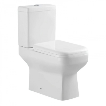 Унитаз напольный Stella Polar Калафель KN8130000 SP-00001847 с сиденьем, белый