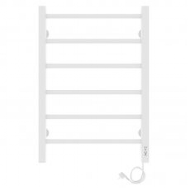 Полотенцесушитель электрический LARIS Феличия ЧК6 400х600 белый муар, правый 73207588