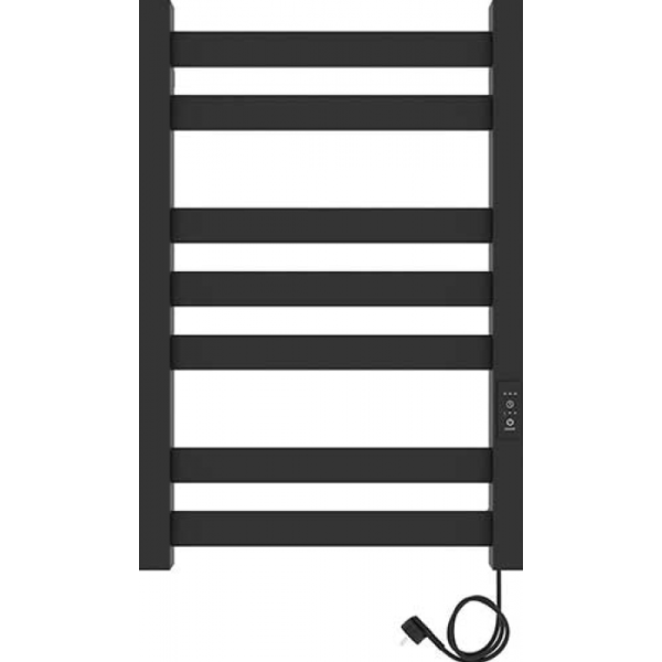 Полотенцесушитель LARIS Гефест ЧКЧ П7 500х800 черный муар, правый 73207617