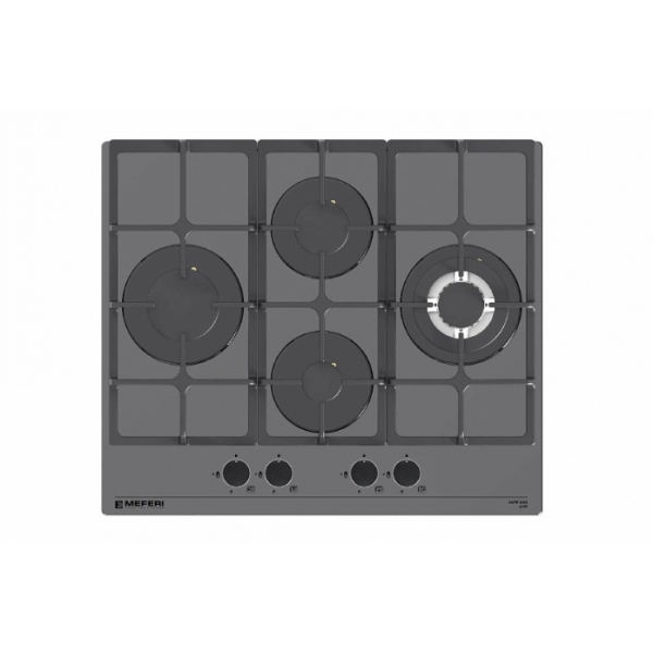 Варочная панель газовая Meferi MGH604GR GLASS ULTRA