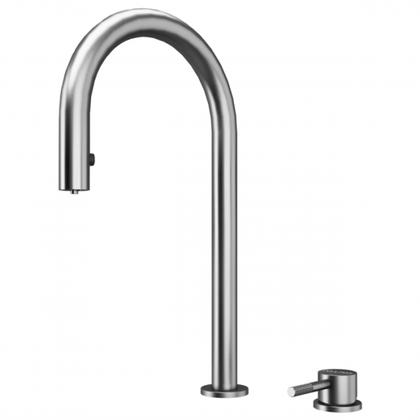 Смеситель для кухни Paulmark ESTETICA Es218006-BS брашированная сталь