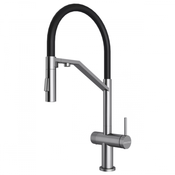 Смеситель для кухни Paulmark ZENDER Ze213155-BS брашированная сталь