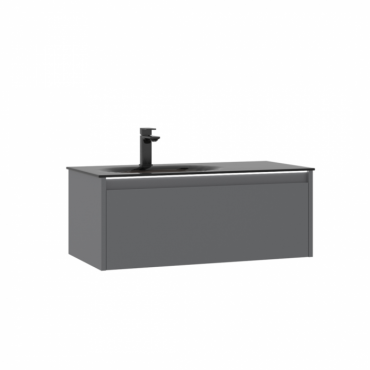 Тумба с раковиной ORKA Lisbon 90 серый матовый 5001430