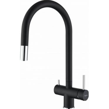 Смеситель для кухни Rivelato Trevi 2433505 nero cromo