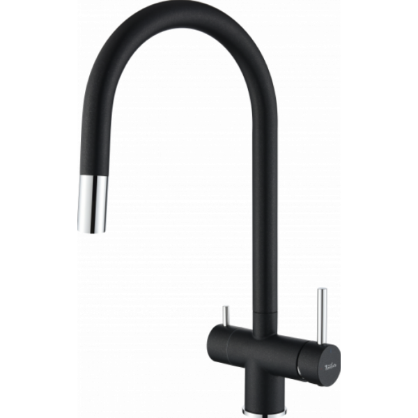 Смеситель для кухни Rivelato Trevi 2433505 nero cromo