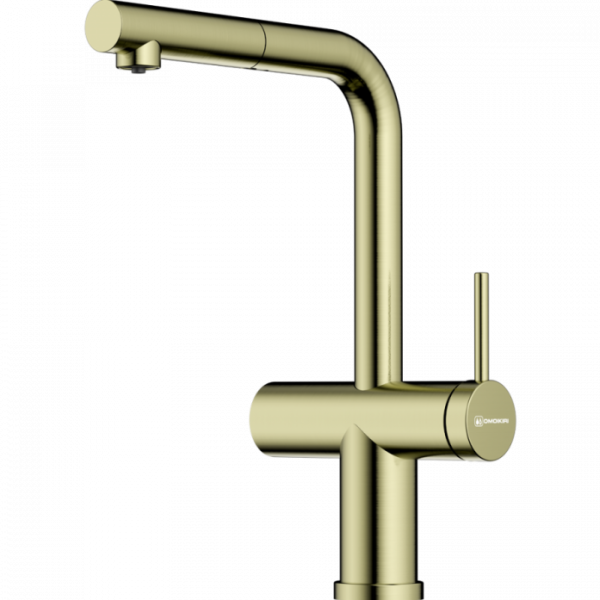 Смеситель для кухни Omoikiri Karatsu-S-LG светлое золото 4994612