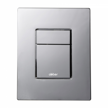 Кнопка смыва пневматическая Abber AC0123 хром глянцевый