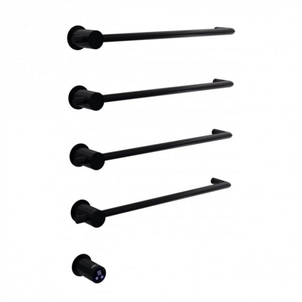 Полотенцесушитель электрический Abber Charme AH4004MB черный матовый