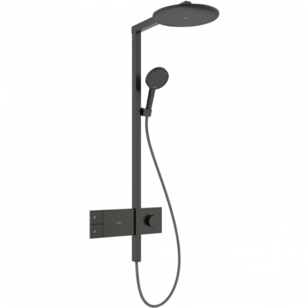 Душевая система Hansgrohe Raindance Alive S 24582340 шлифованный черный хром
