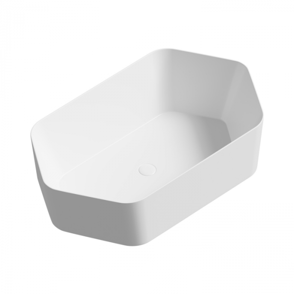 Раковина накладная Abber Rechteck AC2223 белая