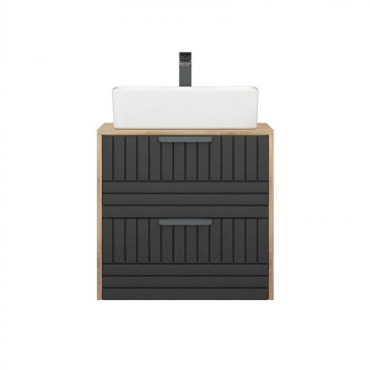 Тумба Corozo Инди 60 дуб канзас/графит SD-00001360 Тумба Corozo Инди 60 дуб канзас/графит SD-00001360