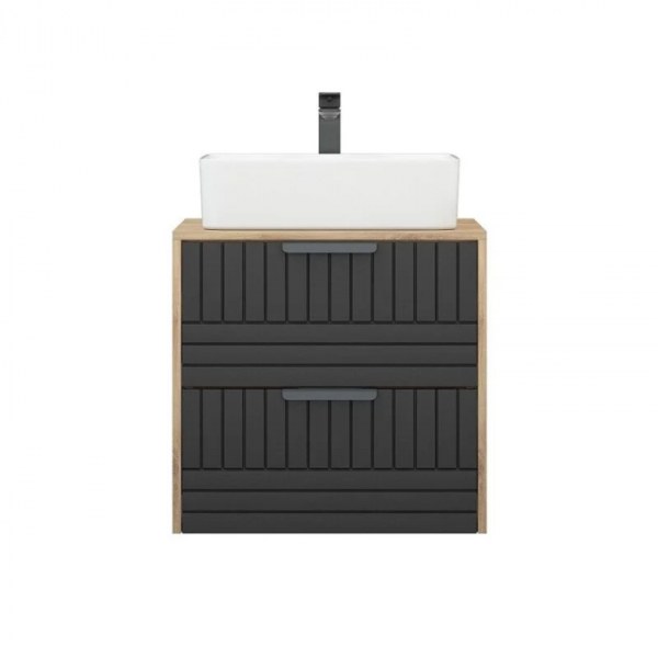 Тумба Corozo Инди 60 дуб канзас/графит SD-00001360