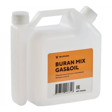 Канистра мерная для смешивания масла с бензином INSTRUMAX BURAN MIX GAS&OIL S00123
