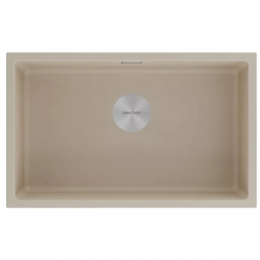 Кухонная мойка Paulmark Мойка LUMI 74UNI, IT-GRANIT, LU74-LA, латте, 740х460, Paulmark
