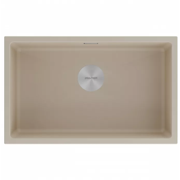 Кухонная мойка Paulmark Мойка LUMI 74UNI, IT-GRANIT, LU74-LA, латте, 740х460, Paulmark