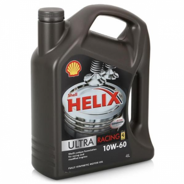 Масло моторное SHELL Helix Ultra Racing 10W60 син. (4л)