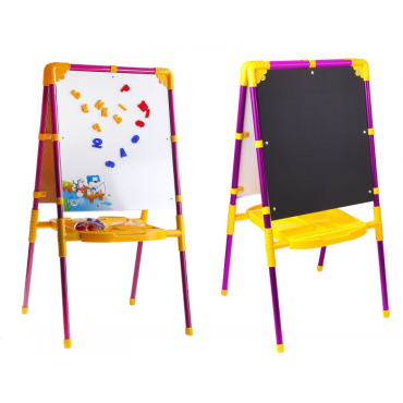 Мольберт Ника с большим пеналом М1 Сиреневый Мольберт Ника с большим пеналом М1 Сиреневый