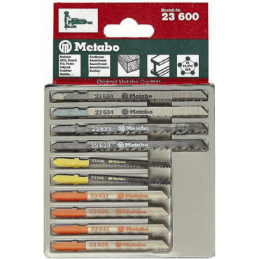 Набор 10 пилок METABO Metabo Набор 10 пилок 2х(Т101В Т144D T111C T118A T118B) 623600000 Набор 10 пилок METABO Metabo Набор 10 пилок 2х(Т101В Т144D T111C T118A T118B) 623600000