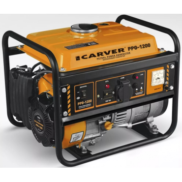 Бензиновый генератор CARVER PPG-1200 LT-156F 01.020.00002 Бензиновый генератор CARVER PPG-1200 LT-156F 01.020.00002