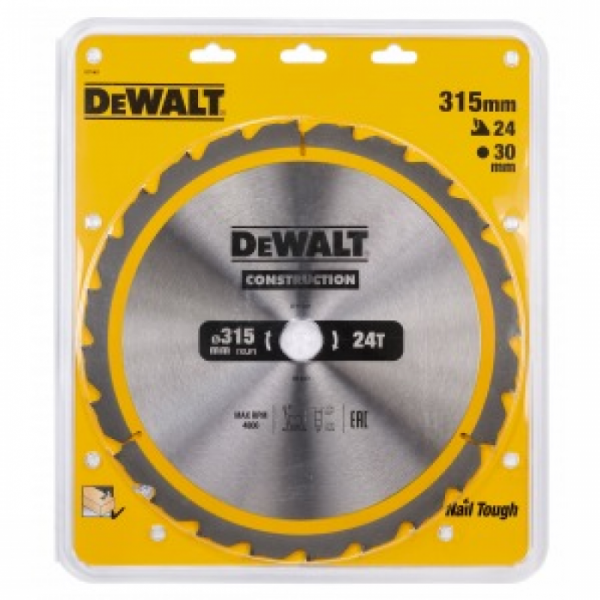 Пильный диск DeWalt Construction 315х30мм 24ATB DT1961-QZ