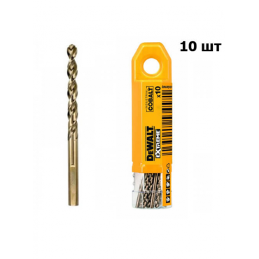 Сверло по металлу DeWalt 9х125х78мм 10шт DT4940-QZ Сверло по металлу DeWalt 9х125х78мм 10шт DT4940-QZ