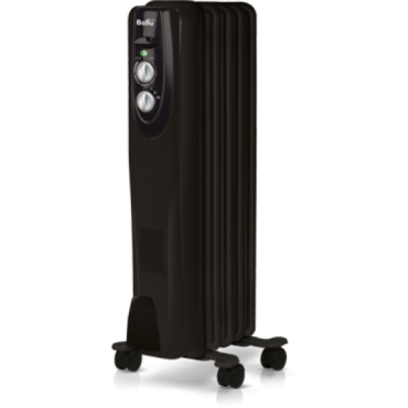 Масляный обогреватель Ballu Classic black BOH/CL-05BRN 1000 (5 секций)