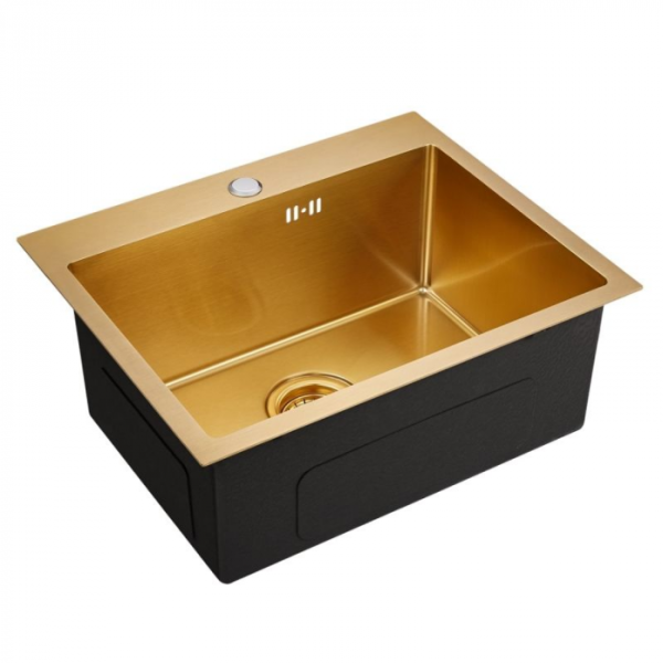 Кухонная мойка Emar EMB-115 PVD Nano Golden
