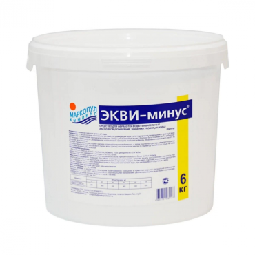Гранулы для понижения уровня рН воды Маркопул Кемиклс Экви-минус 6кг ведро М40 Гранулы для понижения уровня рН воды Маркопул Кемиклс Экви-минус 6кг ведро М40