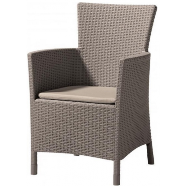 Кресло Keter Iowa капучино/песок 17197853