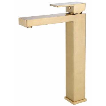 Смеситель для раковины Abber Daheim AF8211G золото матовое Смеситель для раковины Abber Daheim AF8211G золото матовое