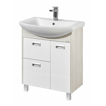 Тумба с раковиной AQUATON 1A2087K1BAC20 Бекка 70/ 1WH207776 Раковина Балтика 70