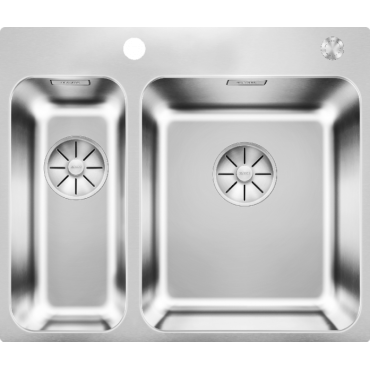 Кухонная мойка Blanco SOLIS 340/180-IF/A InFino нержавеющая сталь полированная правая 526132 Кухонная мойка Blanco SOLIS 340/180-IF/A InFino нержавеющая сталь полированная правая 526132
