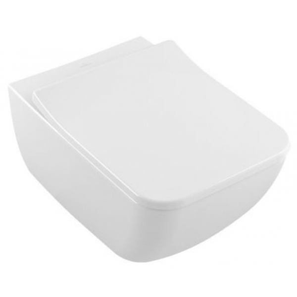 Унитаз подвесной с сиденьем VILLEROY & BOCH Venticello 4611RS01 белый