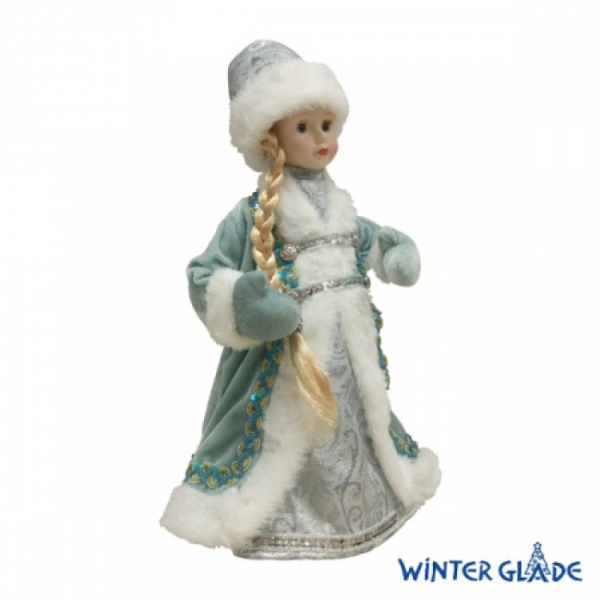 Фигурка Winter Glade Снегурочка 38 см (голубой) M0638