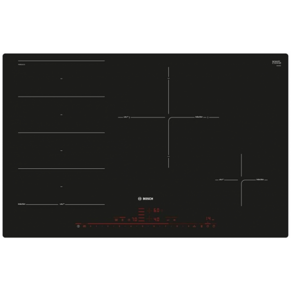 Индукционная варочная поверхность Bosch PXE801DC1E черный