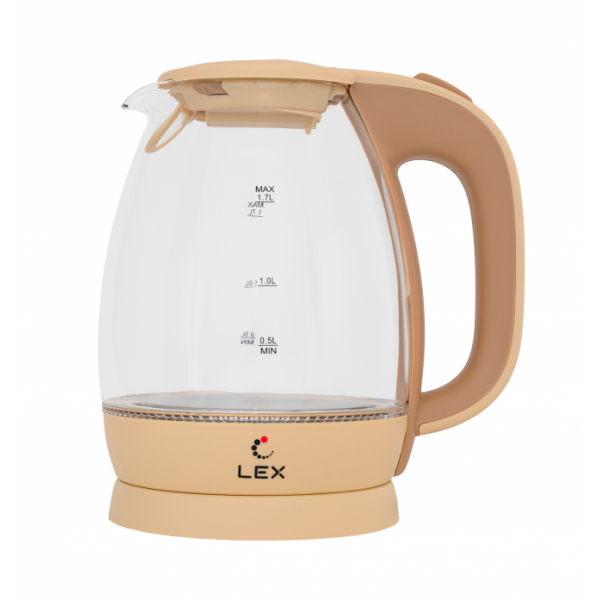 Чайник электрический Lex LX 3002-2 бежевый