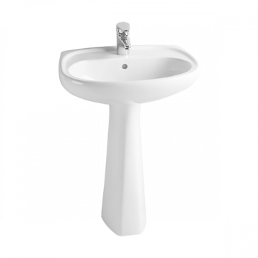 Раковина с пьедесталом Vitra Normus 55 9600B003-7650 белый