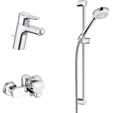 Набор для ванны Kludi Pure&Easy 376850565 хром Набор для ванны Kludi Pure&Easy 376850565 хром