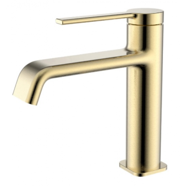 Смеситель для раковины AQUAME Asti AQM6410BG Brushed gold