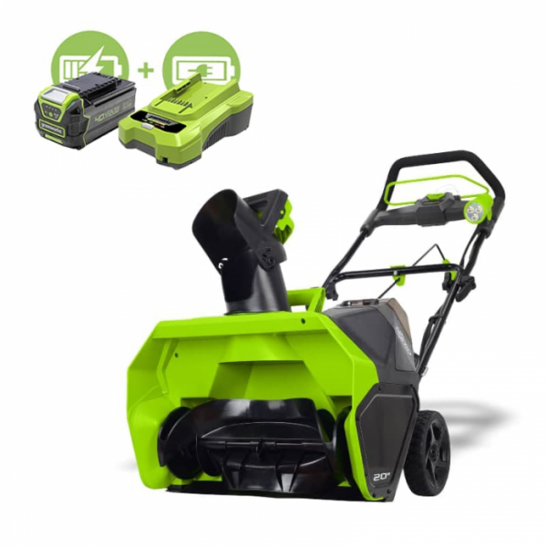 Снегоуборщик аккумуляторный GreenWorks GD40STK5 2600007UG