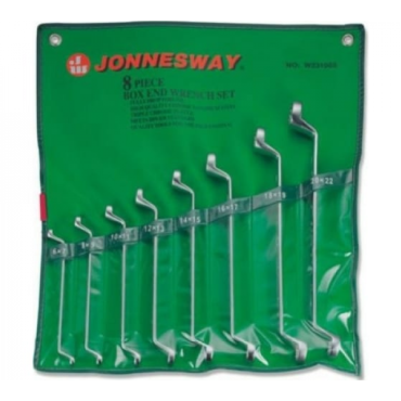 Набор ключей накидных Jonnesway 8 предметов 75° W23108S Набор ключей накидных Jonnesway 8 предметов 75° W23108S