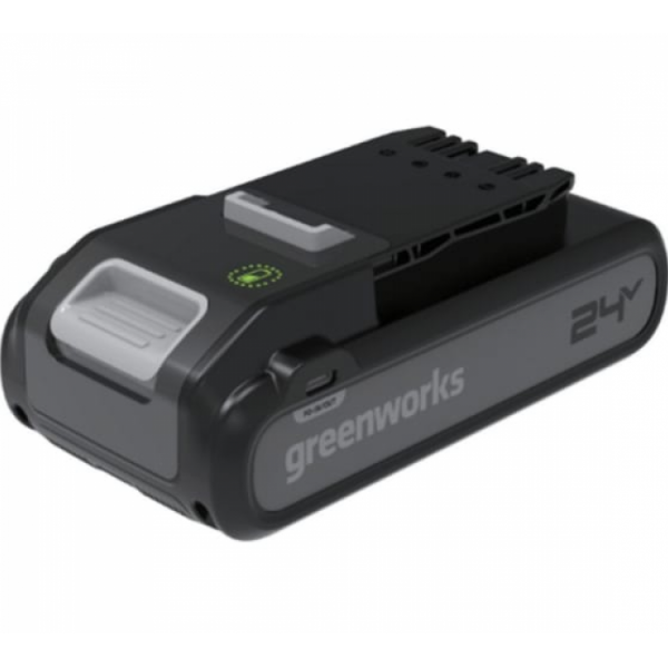 Аккумулятор GreenWorks 24V, 4А*ч с двумя USB-C разъемами 2940407