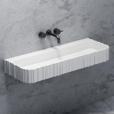 Раковина подвесная Abber Stein AS2652-1.0 белая матовая