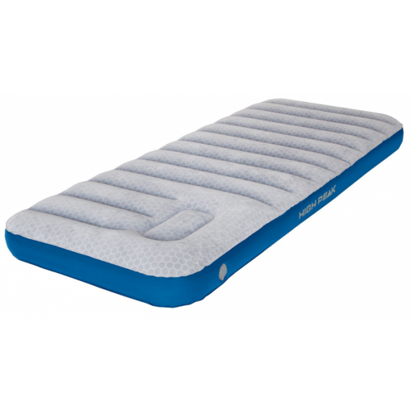 Матраc надувной High Peak Air bed Cross Beam Single Extra Long lightgrey/blue 40043