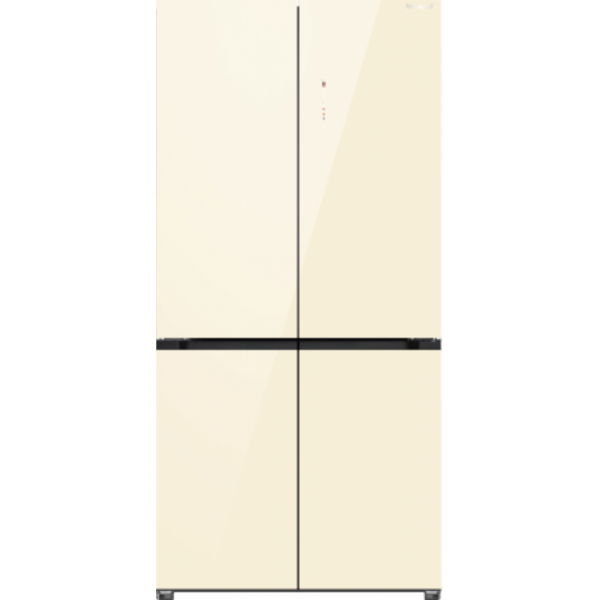 Холодильник Weissgauff WCD 510 Built-in Inverter NoFrost Сhampagne Glass