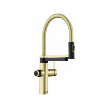 Смеситель Blanco EVOL-S Pro Filter сатин золото 527430