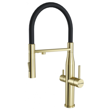 Смеситель для кухни KUCHENSTERN ELIT-FE 407GL40 золото